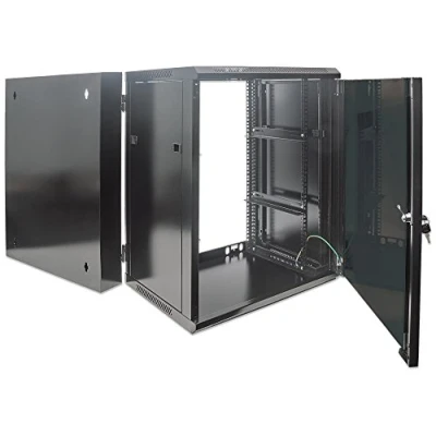 Afbeelding van Intellinet 712019 19inch patchkast (b x h d) 600 770 550 mm 15 HE Zwart (RAL 9005)