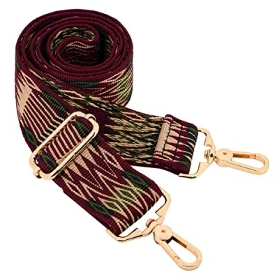 Afbeelding van Portemonnee Strap Crossbody, Bag Vervanging Metalen Draaihaak Schouderriem Gitaar Riem voor Crossbody Tas / Bagag, Bronw Symbool, Large