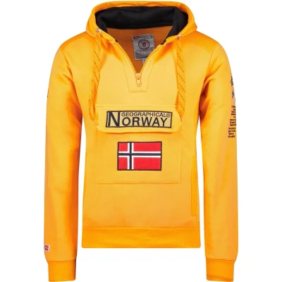 Afbeelding van Geographical Norway Hoodie / Pullover Gymclass Db Men 100 Fluo Orange S
