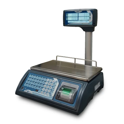 Afbeelding van BAXTRAN RTN 1530 geijkte winkelweegschaal met bonnenprinter 30kg