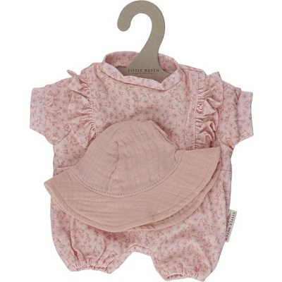 Afbeelding van Little Dutch Babypop kleertjes Pink Floral