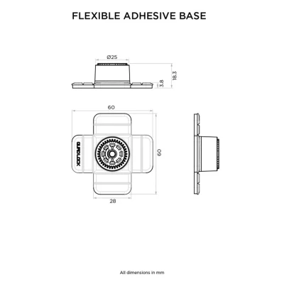 Afbeelding van Quad Lock QLP 360 FAB Mobiele telefoon/Smartphone Zwart