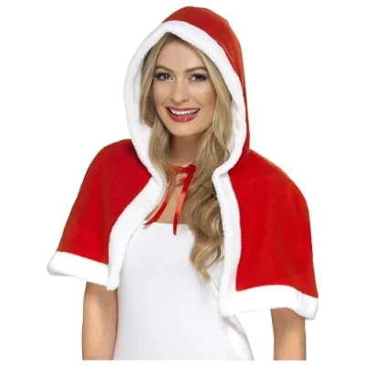Afbeelding van Dressing Up &amp; Costumes Christmas Miss Claus Mini Cape
