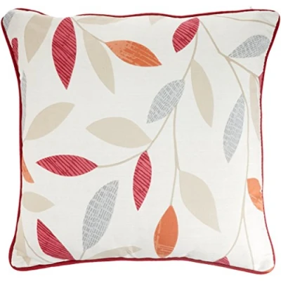 Afbeelding van Fusion Beukenhout 100% Katoen Gevuld Kussen 43x43 cm in Rood