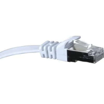 Afbeelding van Netwerkkabel RJ45 plat CAT 6 U/FTP SNG wit 7.5 m