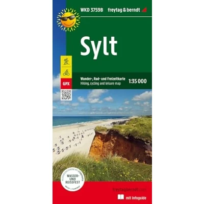 Afbeelding van Sylt, Wander , Rad und Freizeitkarte 1:35.000, freytag &amp; berndt, WKD 3759B, mit Infoguide