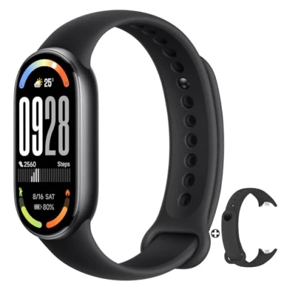 Afbeelding van Xiaomi Mi Smart Band 10 (2025) Smartwatch,1,72&quot; AMOLED scherm, 21 dagen batterijduur, 150+ sportmodi, 5 ATM waterdicht, 24/7 hartslag &amp; SPO₂ monitoring, slaapanalyse, HyperOS 2 Zwart