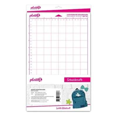 Afbeelding van plottix 105008 snijmat, kunststof, transparant, 20,32 x 30,48 cm