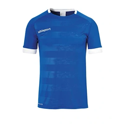 Afbeelding van Uhlsport Division 2.0 Shirt Korte Mouw Kinderen Royal / Wit Maat: 164