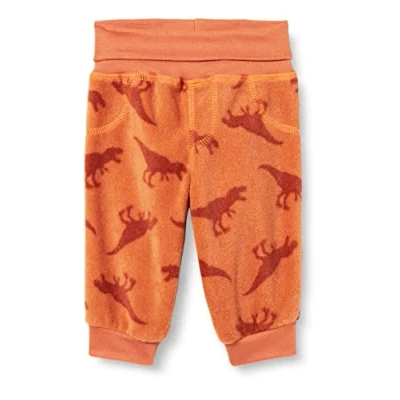 Afbeelding van Schnizler Uniseks Baby Dinos broek, oker, 68, 68 cm