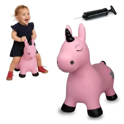 Afbeelding van Bouncing Unicorn met Pomp 4042774450373
