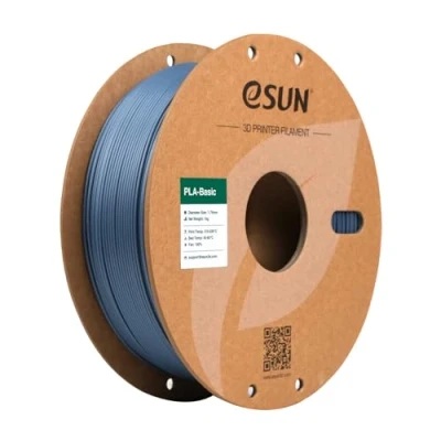 Afbeelding van eSUN PLA Filament 1.75mm, SS Hoge Snelheid 3D Printer Dimensionale nauwkeurigheid +/ 0.03mm, 1KG Spool (2.2 LBS) Super Speedy voor (Grijs, 1KG)