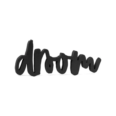 Afbeelding van DROOM van zwart hout