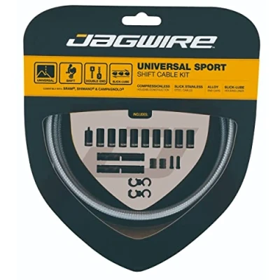 Afbeelding van Jagwire 2X Sport Shift Schakelkabel Set voor Shimano/SRAM, zilver
