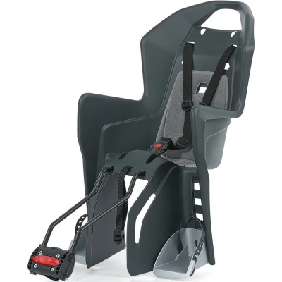 Afbeelding van POLISPORT 8631400021 KOOLAH 29&#039;&#039; achterzitje voor fietsen met wielen van 26&#039;&#039; tot geschikt kinderen 9 22Kg frameverankering en color Donkergrijs/Zilver