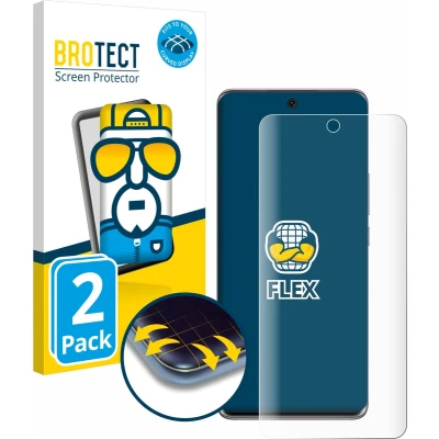 Afbeelding van BROTECT Screenprotector voor Honor 50 Folie Beschermfolie transparant volledig dekking (2 Stuks)