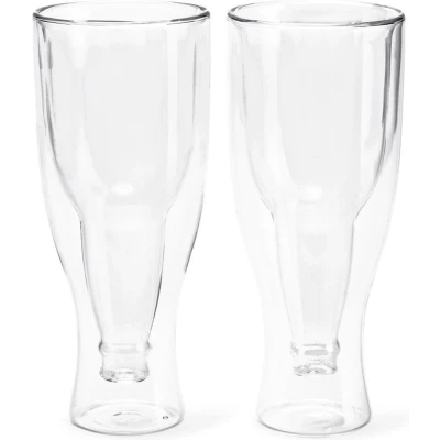 Afbeelding van Gravity Bierglazen 400 Ml (set van 2) Balvi