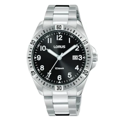 Afbeelding van Lorus RH925NX9 Herenhorloge horloges horloge ZilverkleurZwart