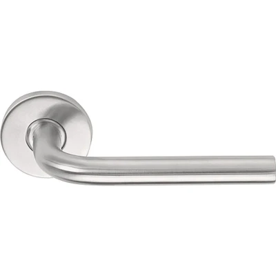 Afbeelding van Formani Deurkruk BASICS LB3 16 EN1906/3 geveerd op rozet mat RVS