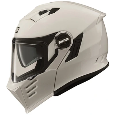 Afbeelding van Simpson Darksome Solid 06 Helm, wit, afmeting M voor man