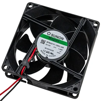 Afbeelding van Ventilator 12V DC 1,44W 80x80x25mm 69,9m3/h 3200U/Min Sunon MF80251V11000UA99