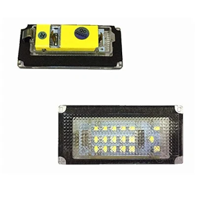 Afbeelding van FOLGEMIR TOP LED kentekenplaatverlichting, kentekenplaatjes 6000K wit, CE, foutvrij voor R50 / R52 R53 Cabriolet + One Cooper S D Works