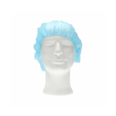 Afbeelding van Haarnetjes CMT Haarnet Bouffant Cap PP Non Woven Blauw Maat M 50cm