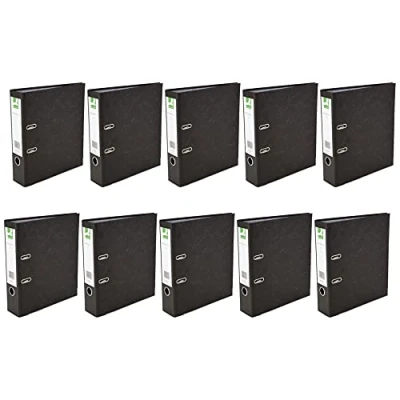 Afbeelding van Q Connect Hendel Arch File A4 Zwart (10 Pack) KF20001