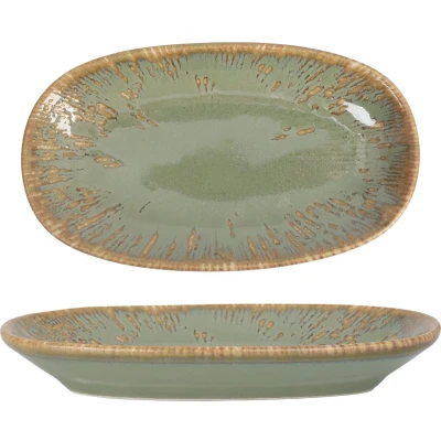 Afbeelding van Bonna Serveerschaal Sage Snell Porselein 15x8.5 cm set van 2