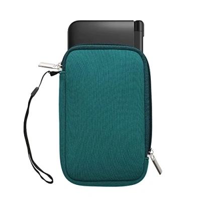 Afbeelding van kwmobile hoes compatibel met Nintendo 3DS XL handheld gameconsole neopreen in petrol