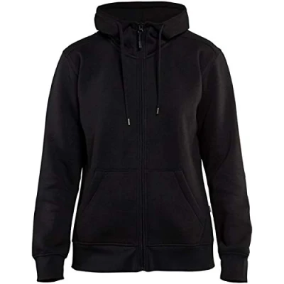 Afbeelding van Blaklader Dames hoodie met rits 3395 1048 Zwart