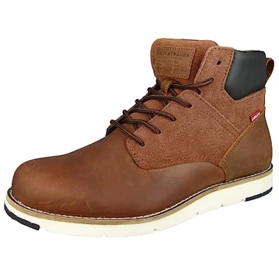 Afbeelding van Levi&#039;s JAX PLUS Veterboots, Heren, Maat: 41, Brown Leer