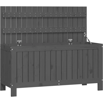 Afbeelding van Tuinbox 115X49X60 cm Massief grenenhout Honingbruin 108 x 42.5 54 / Grijs