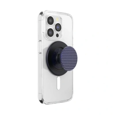 Afbeelding van PopSockets: PopGrip Rond voor MagSafe Adapterring inbegrepen Uitbreidende telefoonstandaard en Grip met een verwisselbare bovenkant smartphones hoesjes Aluin Driehoek