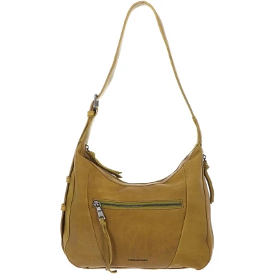 Afbeelding van FREDsBRUDER Leren Schoudertas My Old Friend Shoulderbag Sunny Yellow Mosterdgeel