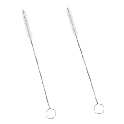 Afbeelding van REQUISITE NEEDS 2 x KitchenCraft kleine flessenborstel/stro reinigingsborstel, draad/nylon,