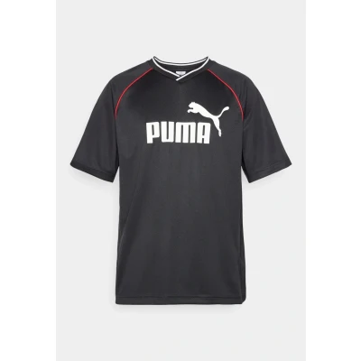 Afbeelding van Puma Collared Football Tshirt print, Heren, Maat: Medium, Black