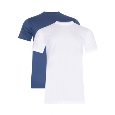 Afbeelding van Alan Red T Shirt Virginia Navy (2 pack) maat XXL Heren Basic met Regular fit Pasvorm Katoen