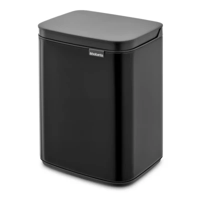 Afbeelding van Brabantia Bo Prullenbak 4 l Matt Black (4 liter)