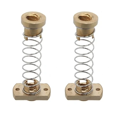 Afbeelding van 2 Pack Anti Backlash Lente Geladen Moer Eliminatie Gap Messing Moeren Z Axis Acme Schroefstang Upgrade Kit voor Ender 3 s Pro V2 CR10 Tornado 3D Printer