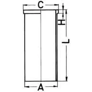 Afbeelding van Kolbenschmidt Cilinderbus/voering O ring 89470110