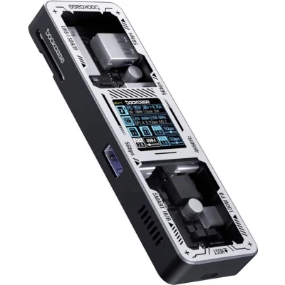 Afbeelding van Dockcase DPR71S EB USB C dockingstation Geschikt voor merk: Universeel Geïntegreerd display, Incl. laadfunctie, Power Delivery, Geïntegreerde kaartlezer