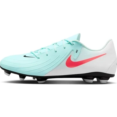 Afbeelding van Nike Performance Phantom GX II CLUB FG/MG Voetbalschoenen met Kunststof noppen, Heren, Maat: 44.5, Mint/atomic red/off noir