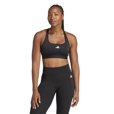 Afbeelding van adidas Performance BRA Sportbh met medium support, Dames, Maat: XLxC D, Black