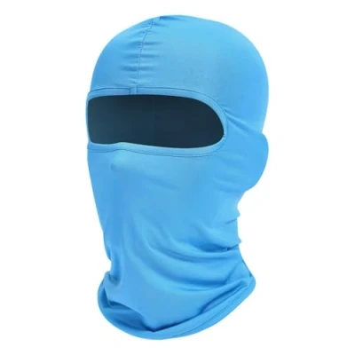 Afbeelding van Fuinloth Bivakmuts Gezichtsmasker, Zomer Koel Nek Gaiter, UV Beschermende de Skisjaal van Motorfiets Beschermer voor Mannen/Vrouwen Lichtblauw