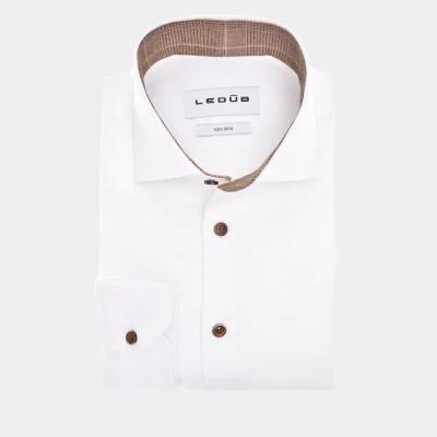 Afbeelding van Ledûb Overhemd Non Iron Wit 39