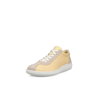 Afbeelding van ECCO SOFT Sneakers laag, Dames, Maat: 39, Straw/limestone Leer