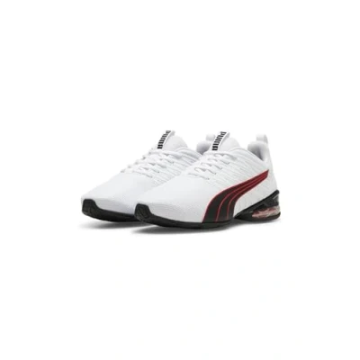 Afbeelding van PUMA Unisex Voltaic Evo Light Road hardloopschoen, White Black for All Time Red, 48.5 EU