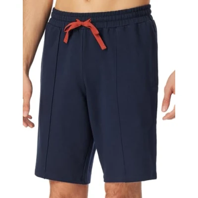 Afbeelding van Schiesser Heren korte pyjamabroek Mix Relax Pyjamabroek, nachtblauw_182597, 50, Nachtblauw 182597, 50