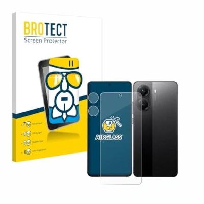 Afbeelding van BROTECT Screenprotector voor Xiaomi Poco X7 Pro (Voor+Camera) Folie Beschermfolie Beschermglas transparant